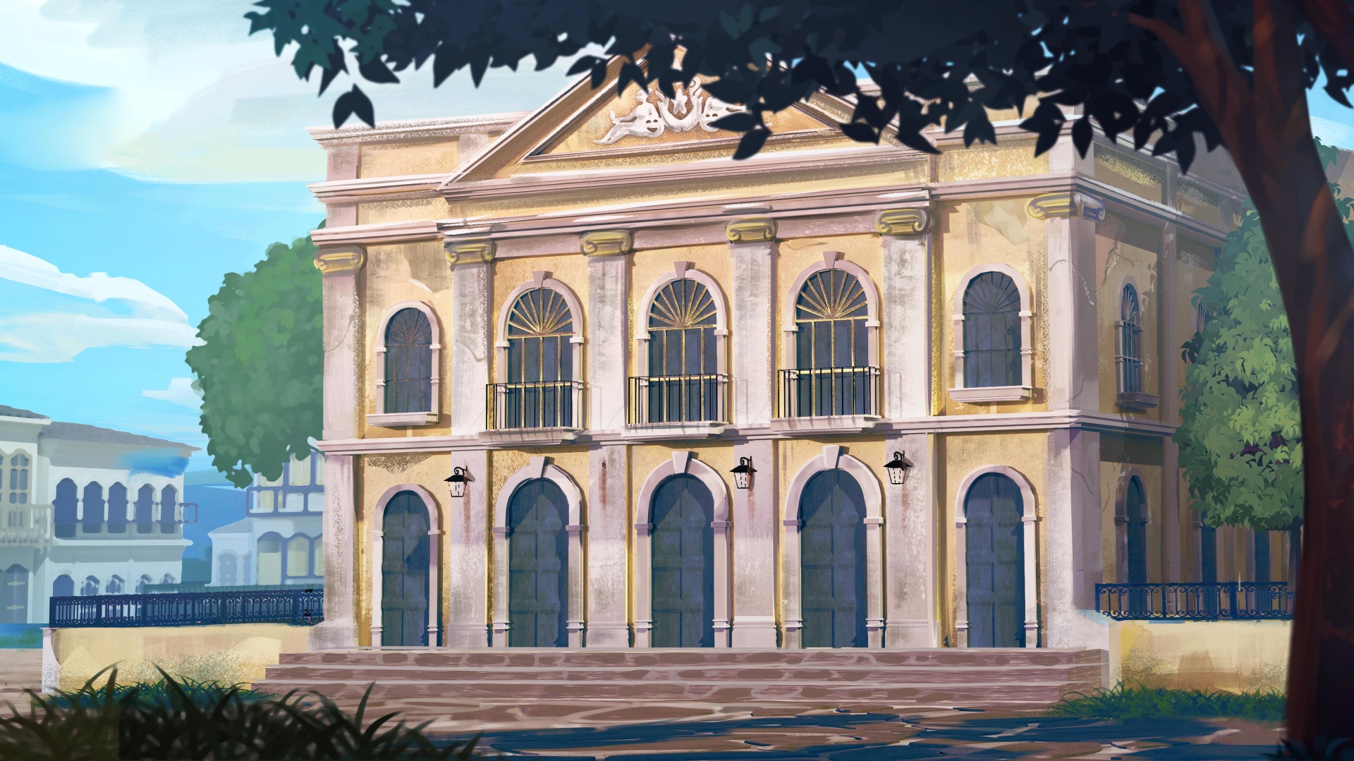 The grand theatre by daylight
