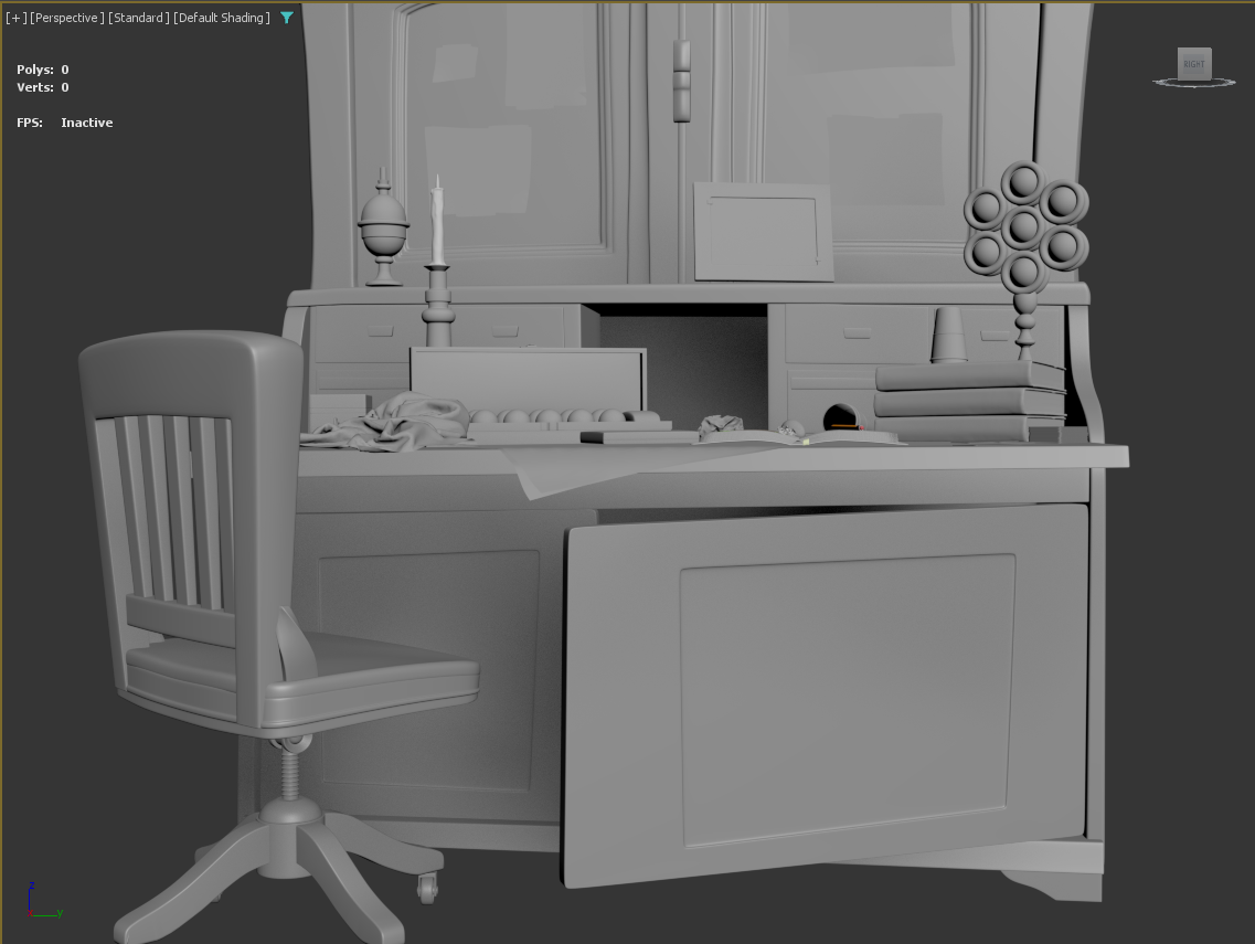 Desk — clay model